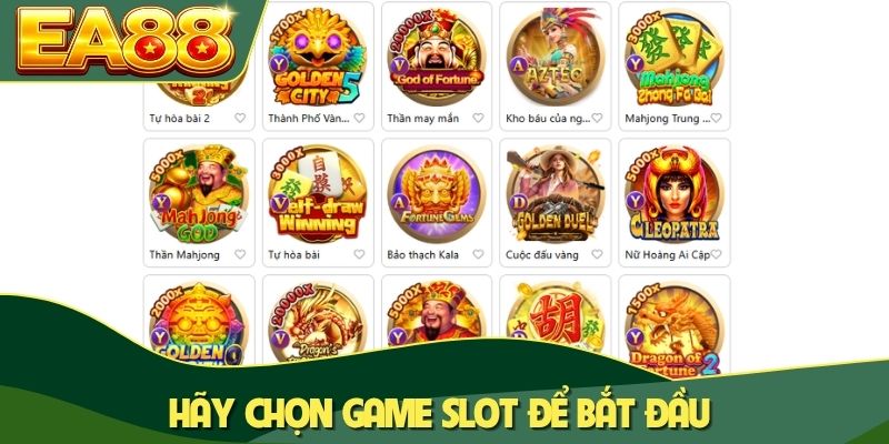 Hãy chọn game slot để bắt đầu Hãy chọn game slot để bắt đầu