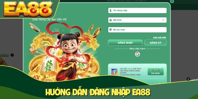 Hướng dẫn đăng nhập EA88