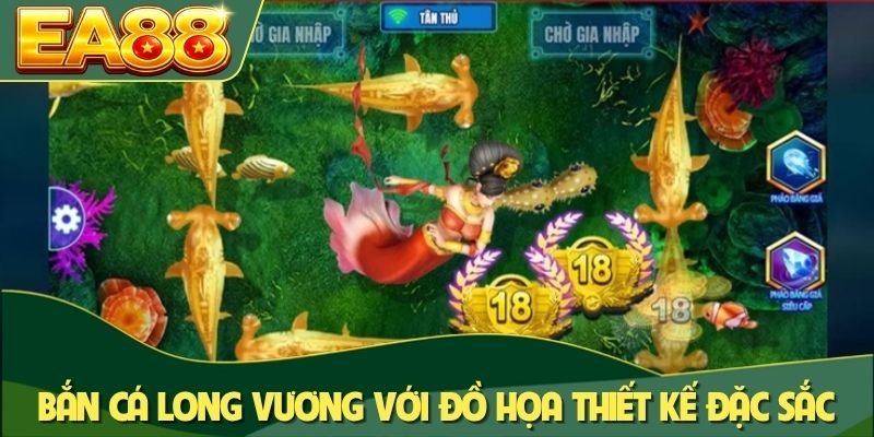 Bắn Cá Long Vương - Khám Phá Thủy Cung Trúng Thưởng Khủng 1 Bắn cá Long Vương với đồ họa thiết kế đặc sắc
