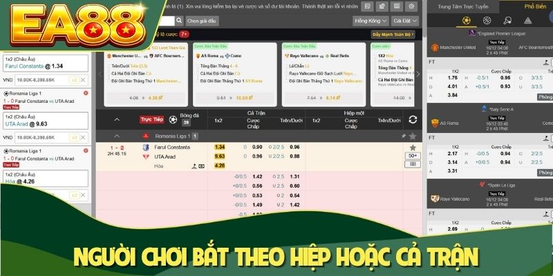 Kèo Châu Âu Và Những Mẹo Ăn Tiền Nhà Cái Dễ Dàng Nhất 3 Người chơi bắt theo hiệp hoặc cả trận theo kinh nghiệm