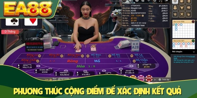 Vì Sao Cao Thủ Rồng Hổ Luôn Thắng? Bí Mật Nằm Ở Đây! 2 Phương thức cộng điểm để xác định kết quả