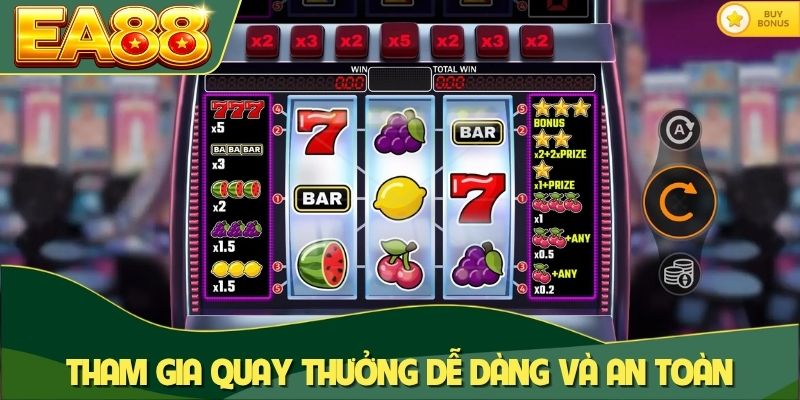 Nổ Hũ 52 - Siêu Phẩm Game Quay Hũ Đổi Thưởng Đỉnh Cao 3 Tham gia quay thưởng dễ dàng và an toàn tại EA88